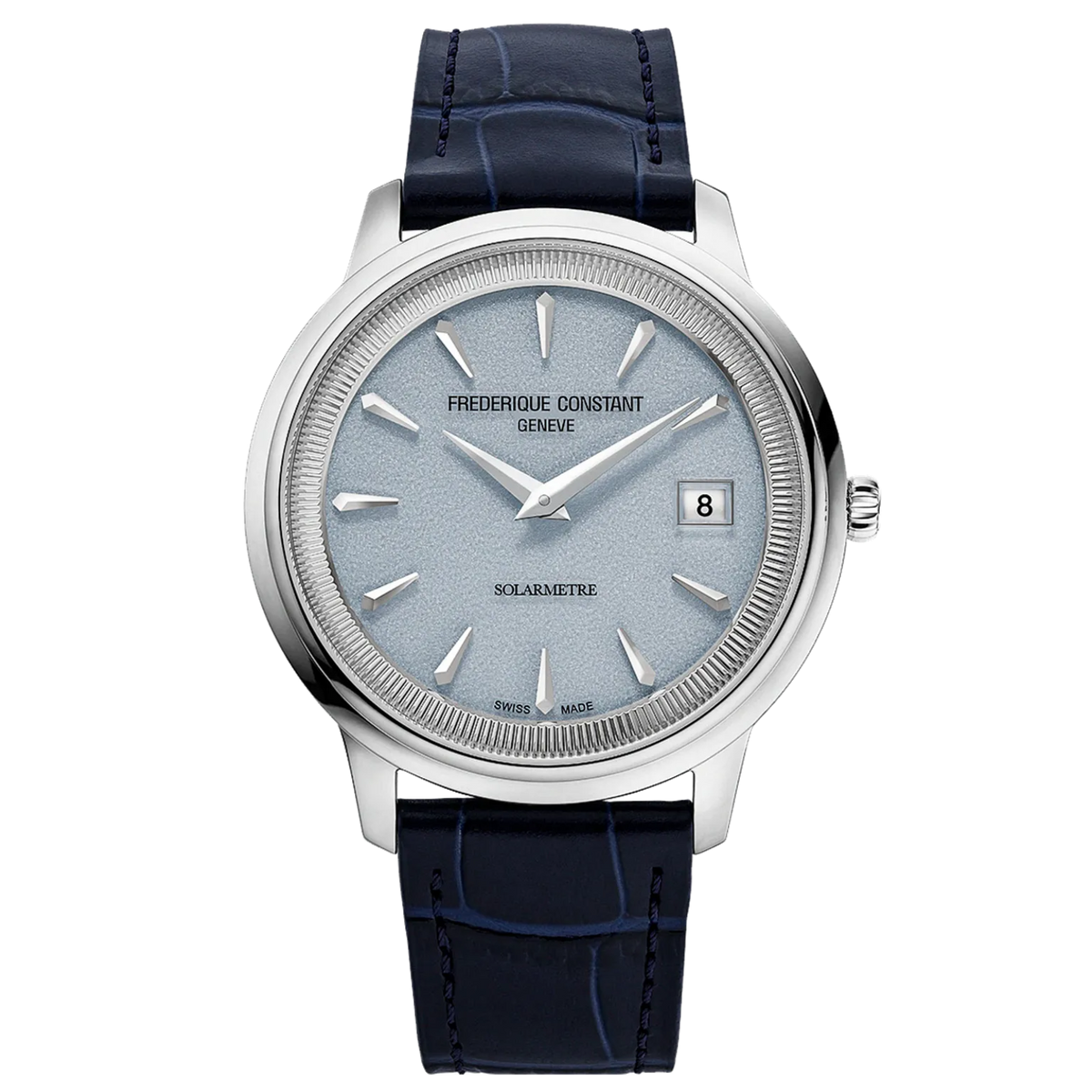 Frederique Constant Classics Moneta Solarmetre Light Blue 39mm FC120LB3S6 front view
