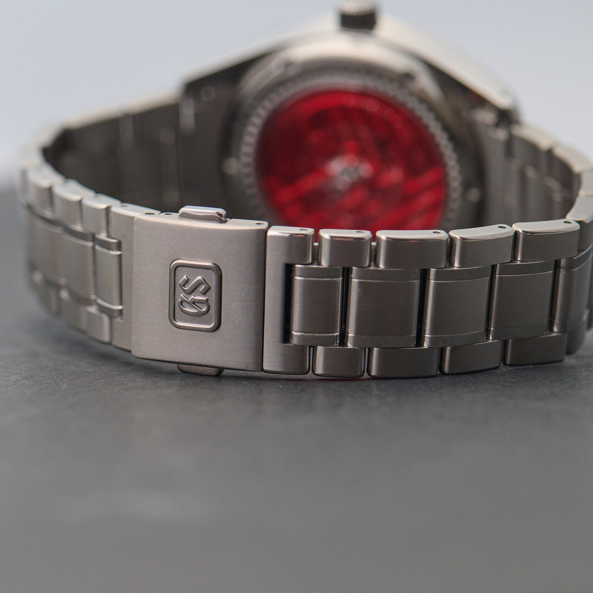 Grand Seiko Red Snowflake AJHH Limited Edition SBGA421 clasp