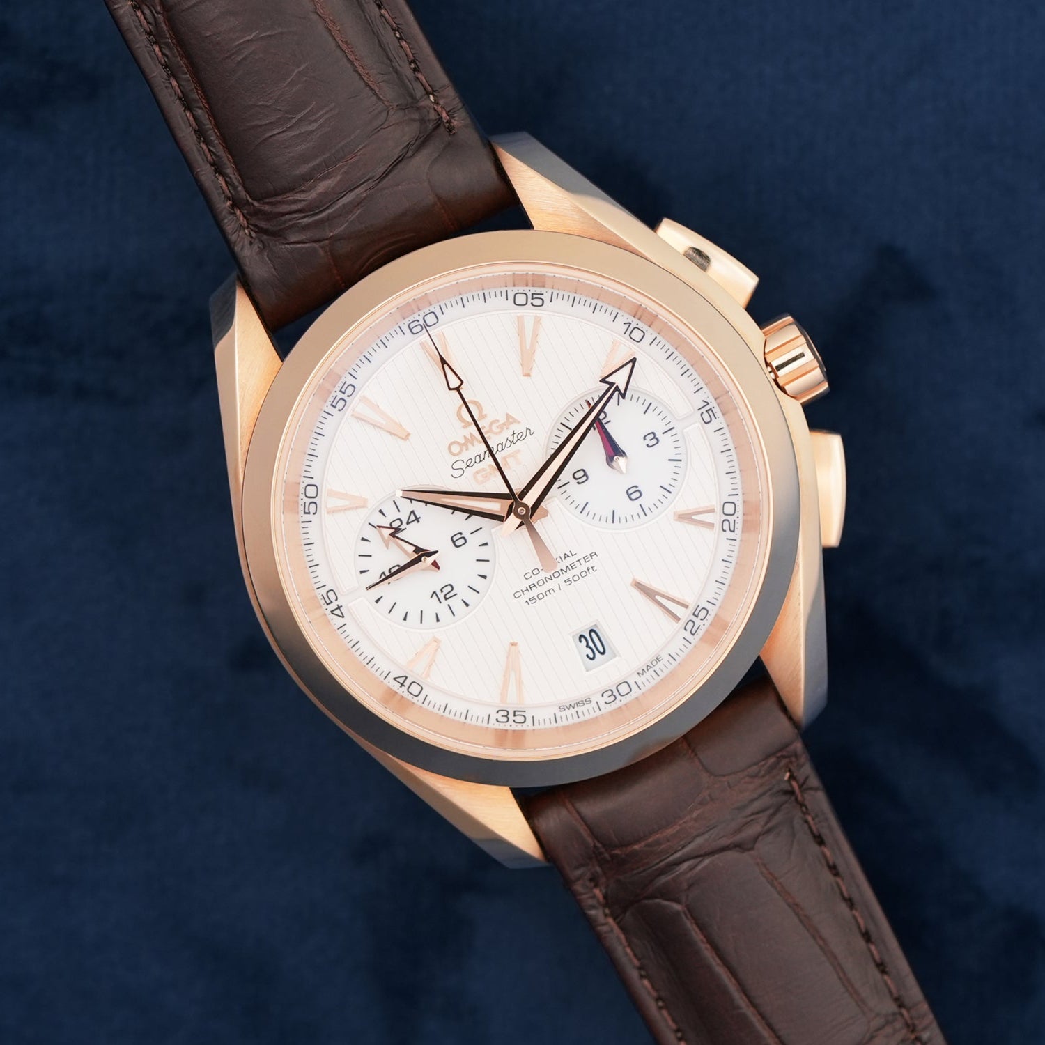 Omega Seamaster Aqua Terra GMT Chronograph 43mm 23153435202001 dial 2