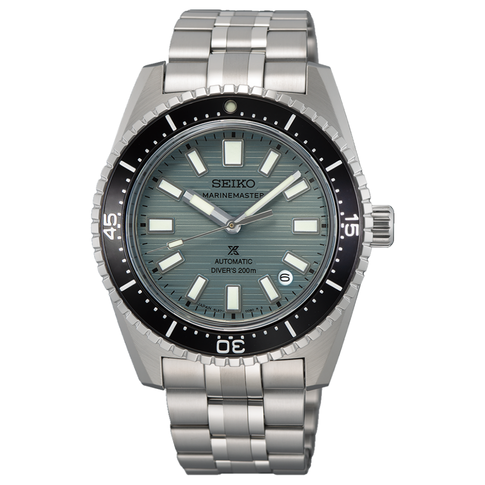Seiko Prospex Marinemaster 1965 Heritage Diver's Watch Blue 39.5mm SJE117 Front View