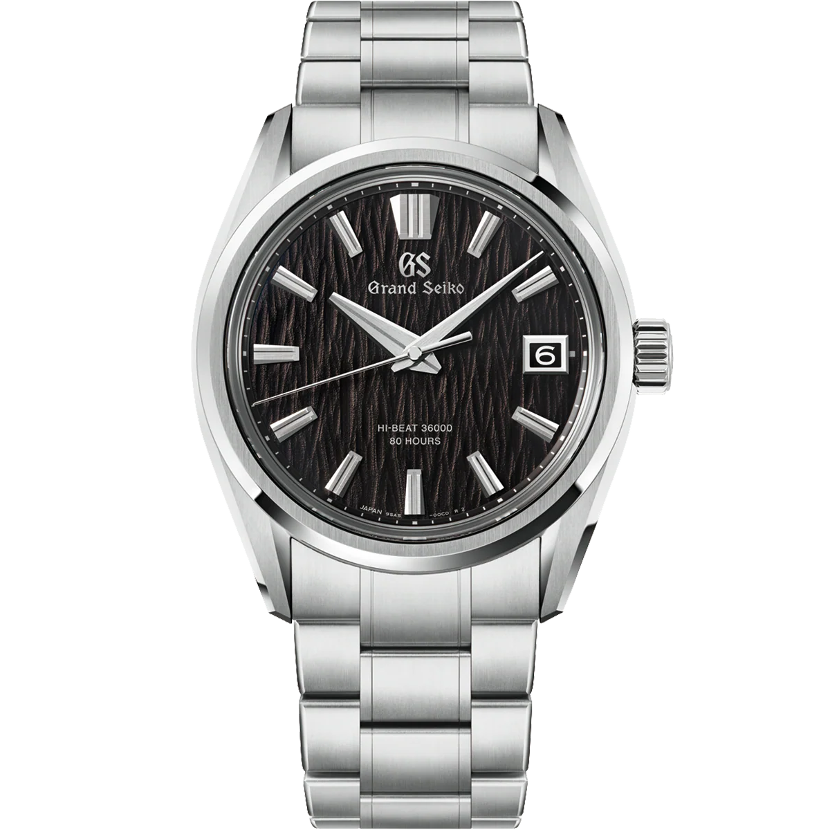 Front side of Grand Seiko Evolution 9 Collection Hi-Beat 36000 80 Hours 'Night White Birch' SLGH029