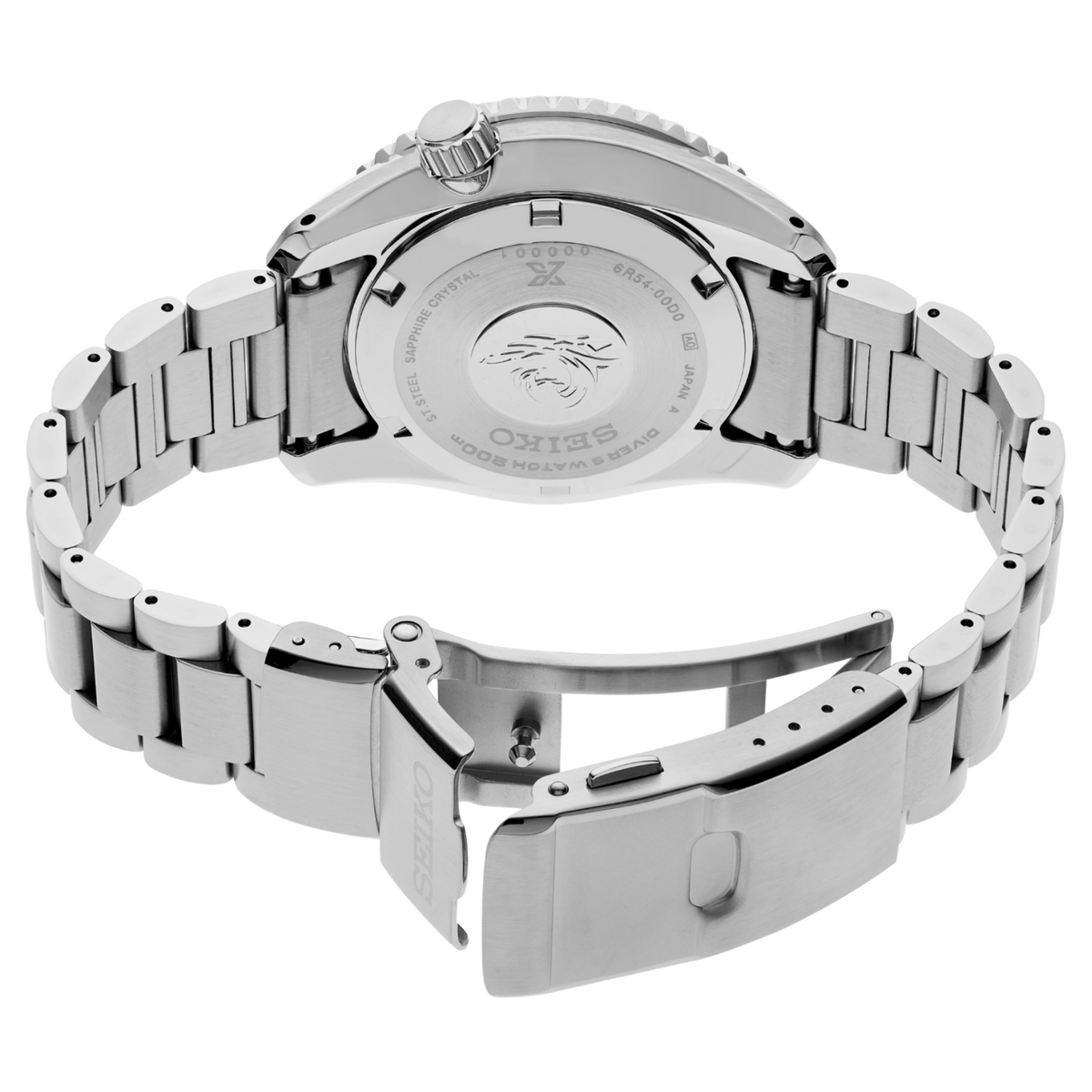 Seiko Prospex Diver GMT SPB381 Back Side View