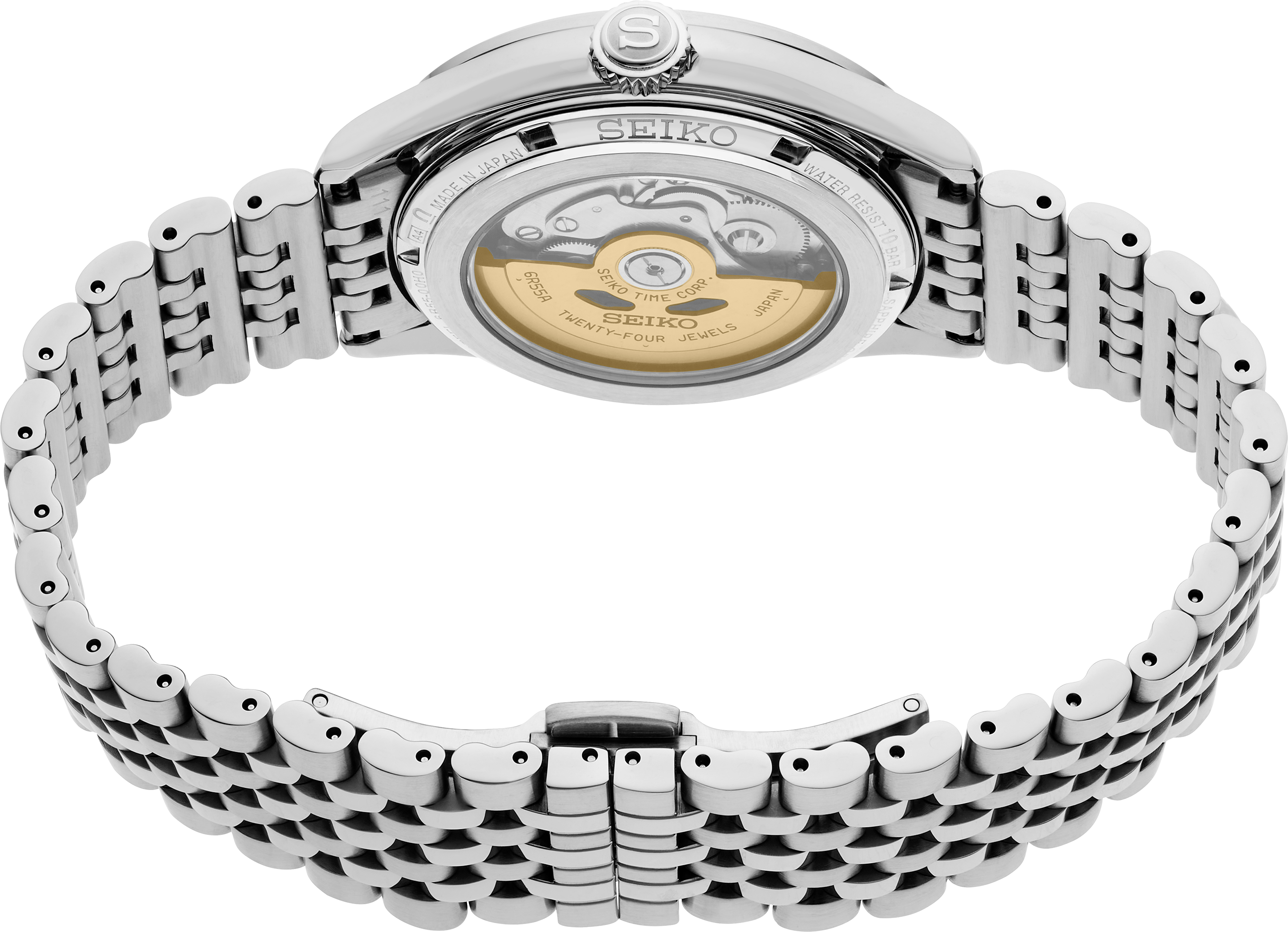 Back and Bracelet view of Seiko Presage Classic Series 'Araigaki' SPB467