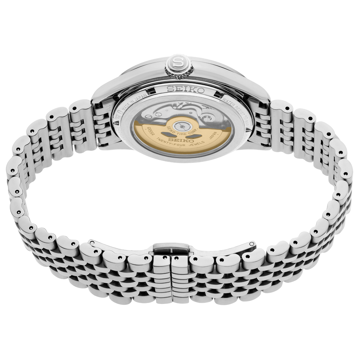 Seiko Presage Classic Series 'Araigaki' 40mm SPB467 Back Side View