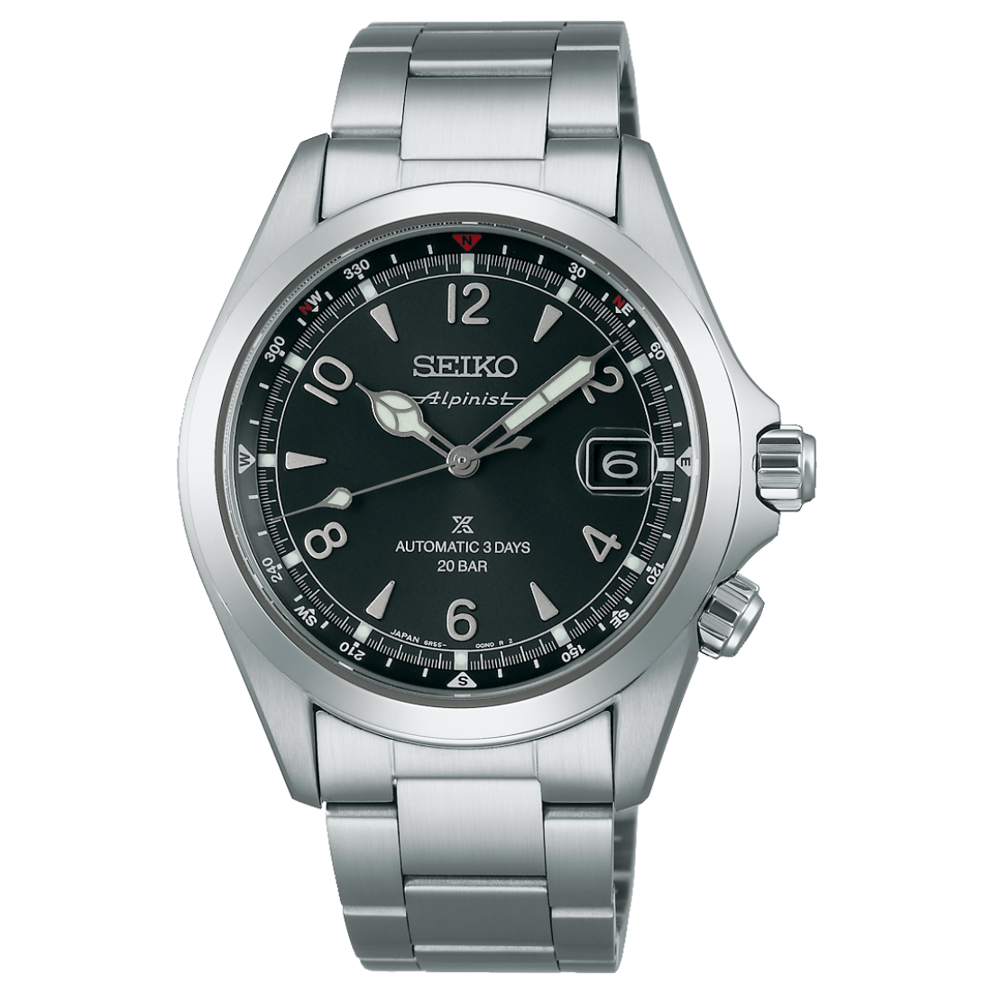SPB505 | Seiko Prospex Land Alpinist Mechanical Black Dial 39.5mm