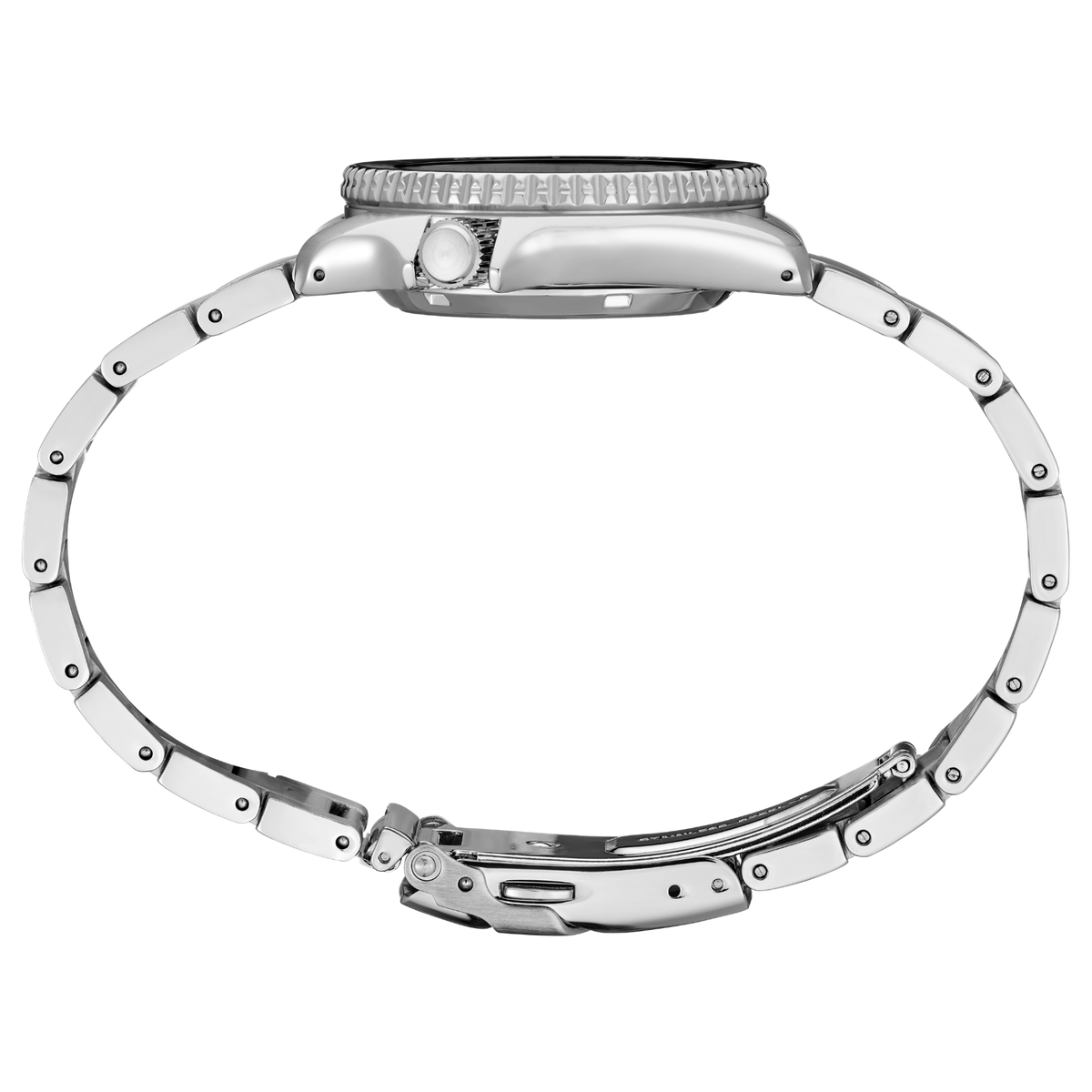 Seiko 5 Sports SKX Mid-Size Ivory 38mm SRPK31 Side View