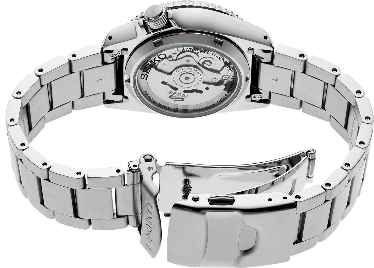 Back View Seiko 5 Sports 38mm SRPK33