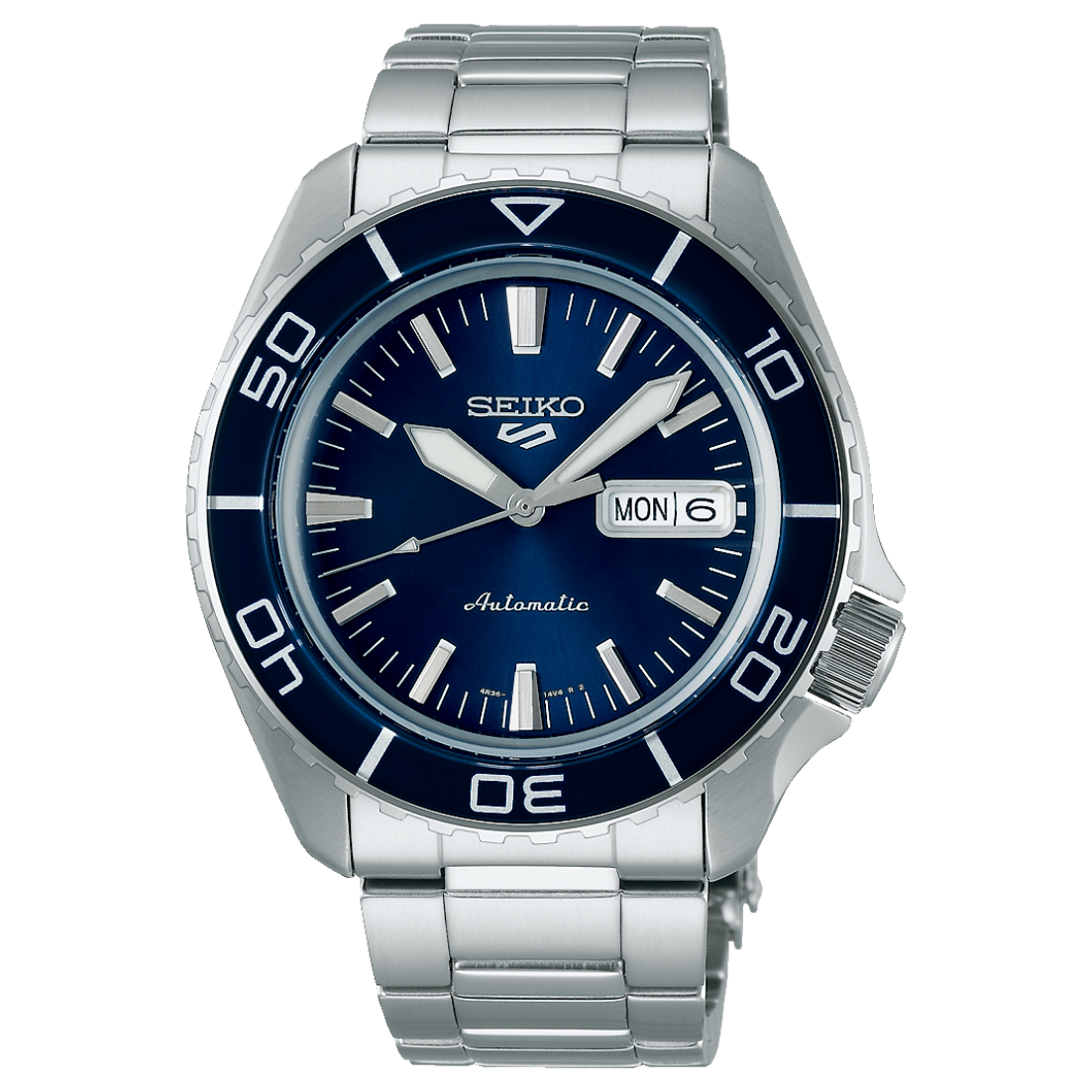 Seiko 5 Sports SKX Series Navy Blue 42.5mm SRPK97 Front View