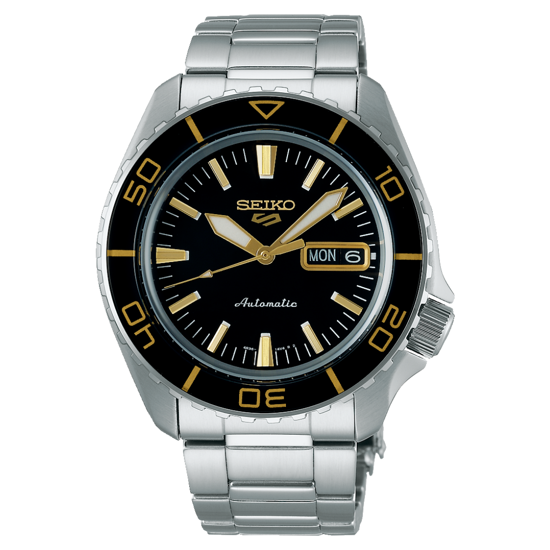 Seiko 5 Sports SKX Series Black 42.5mm SRPK99 Front View