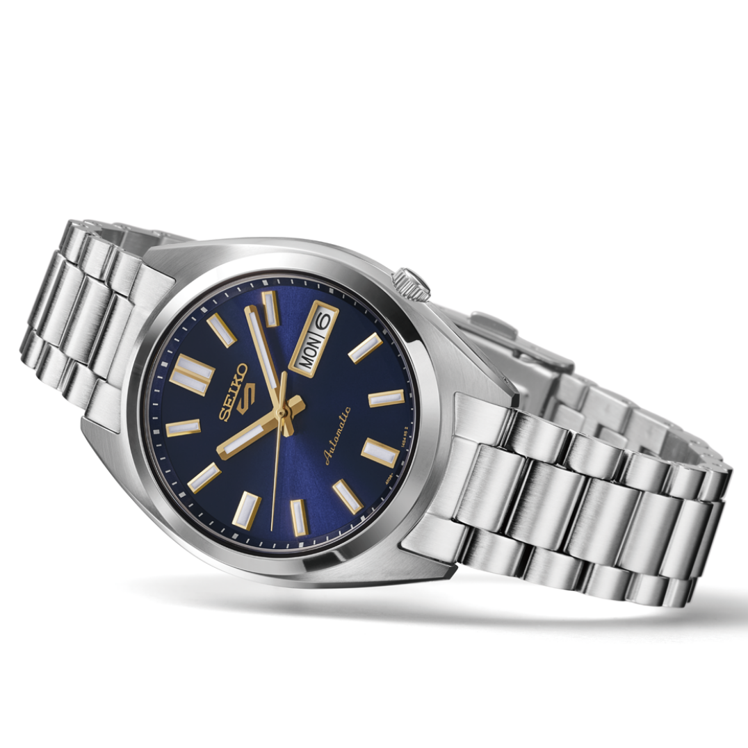 Seiko 5 Sports SNXS Series Blue 37mm SRPL55 Product Side Shot