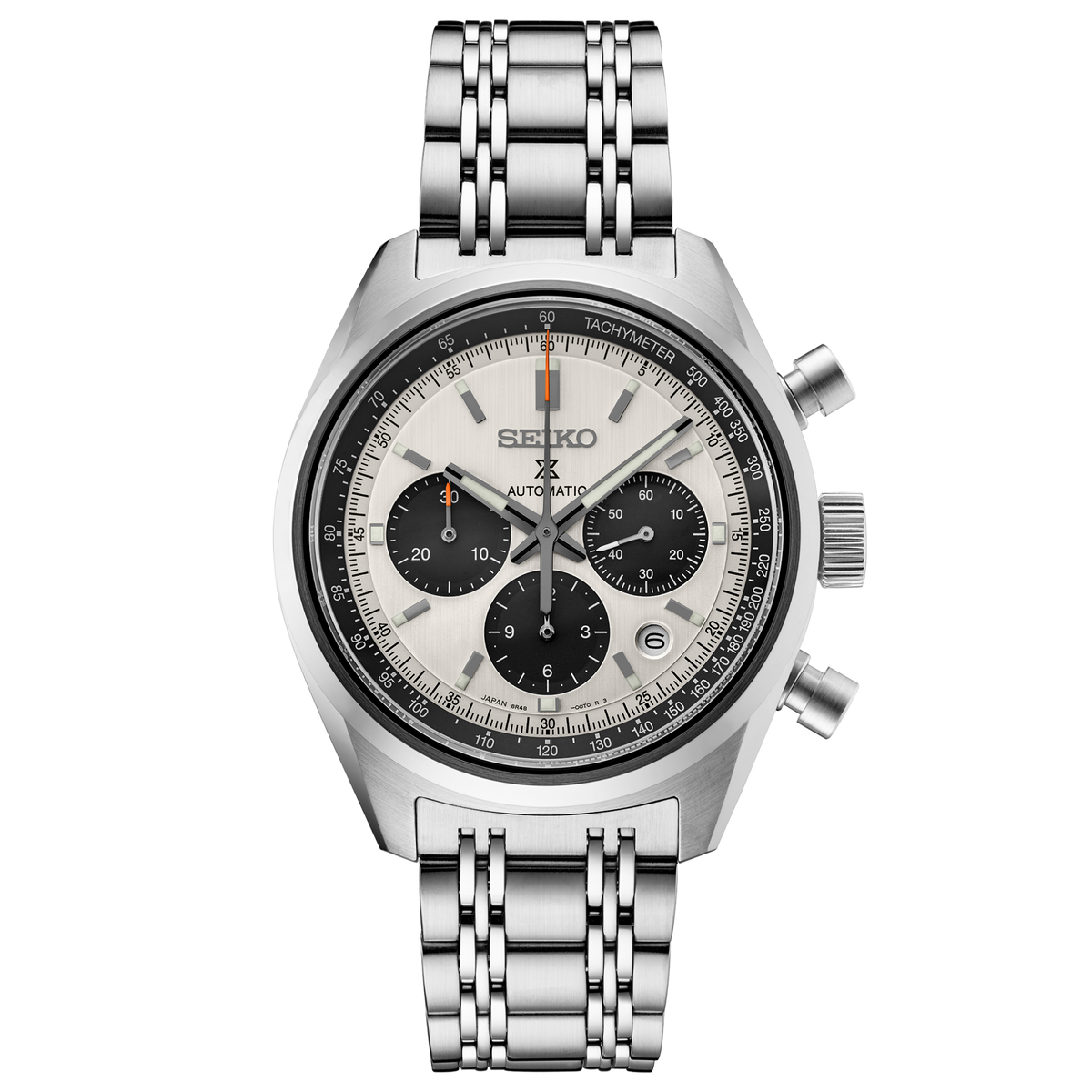 Seiko Prospex Speedtimer Mechanical Chronograph "Panda" SRQ047 front view