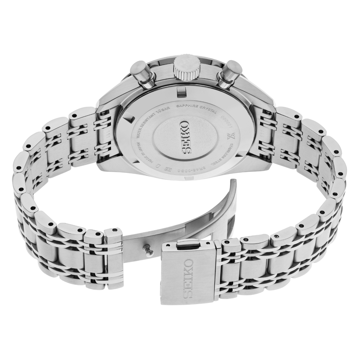 Seiko Prospex Speedtimer Mechanical Chronograph "Panda" SRQ047 side view