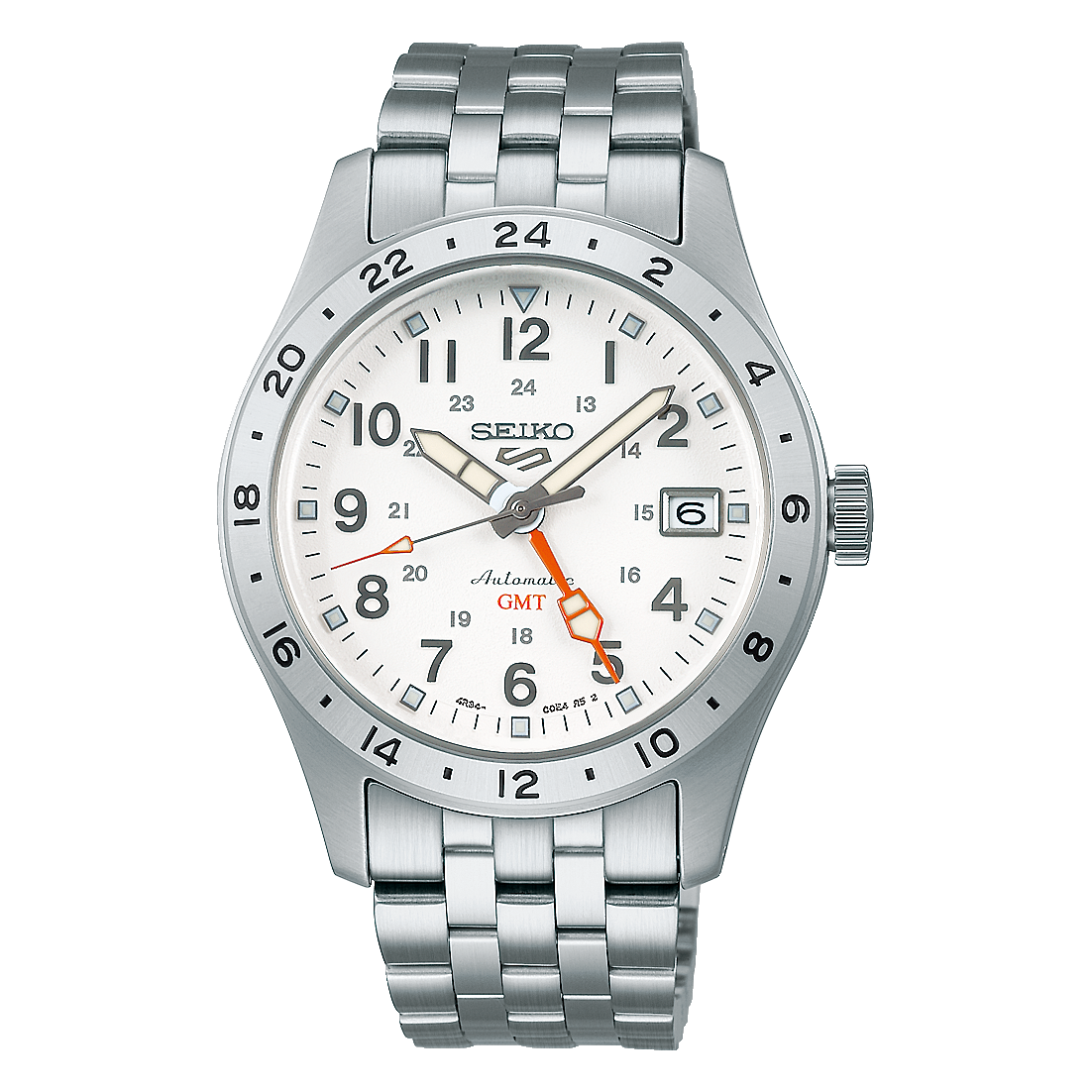 Silver stainless steel automatic watch
