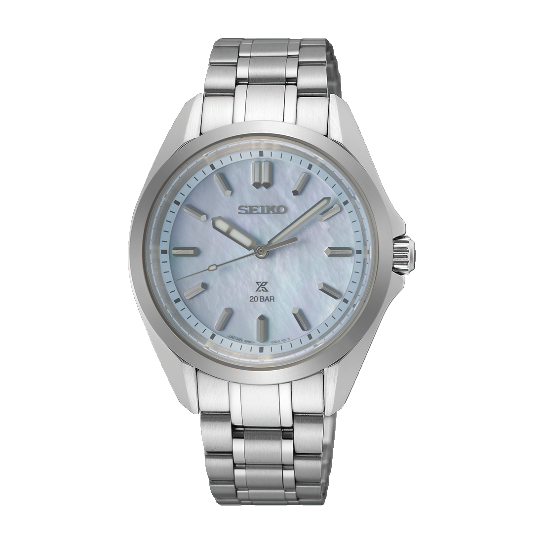 Seiko Blue Mother of Pearl Ladies Watch SUR607