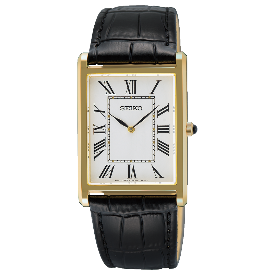 Seiko Essentials Quartz Gold-Tone 27.2x39mm SWR104 Front View