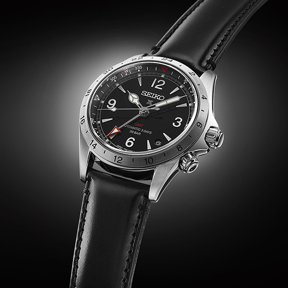Seiko Prospex Alpinist GMT Black 39.5mm SPB379 Product Shot