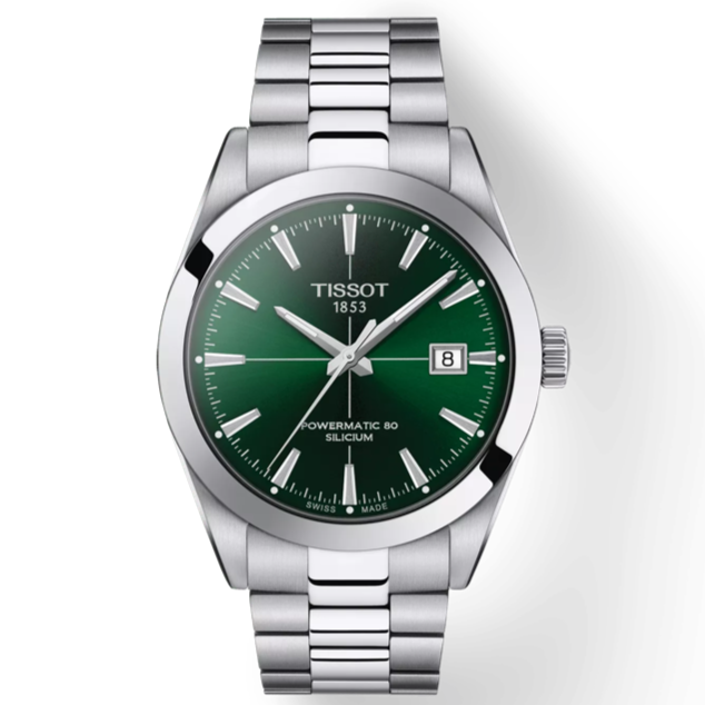 Tissot Gentleman Powermatic 80 Silicium green dial