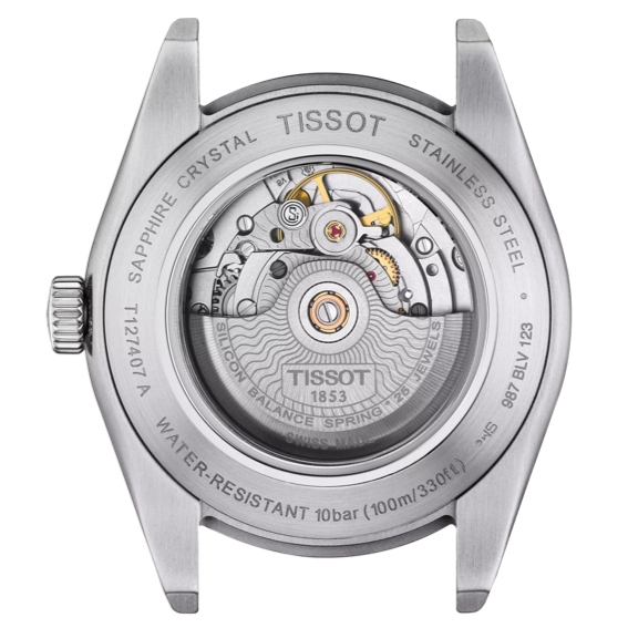 Tissot Gentleman Powermatic 80 Silicium 40mm Blue dial watch