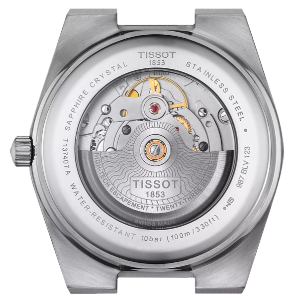 Tissot PRX Gradient Automatic 40mm watch with see through case back