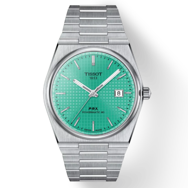 Tissot PRX Light Green automatic watch