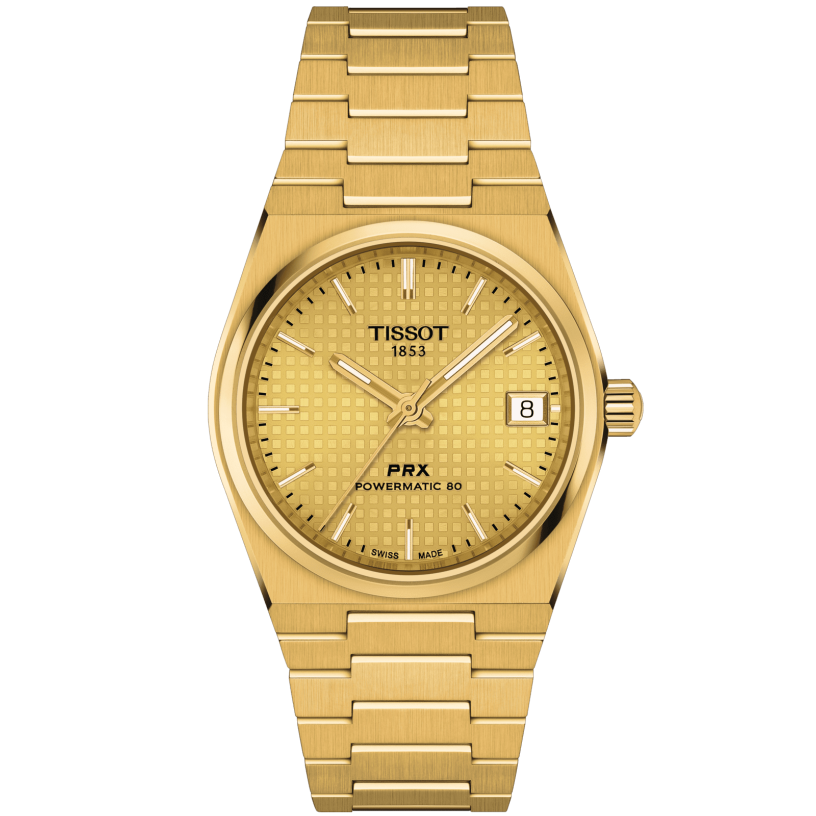 Tissot PRX 35mm Yellow Gold Plated PVD Powermatic 80 Watch