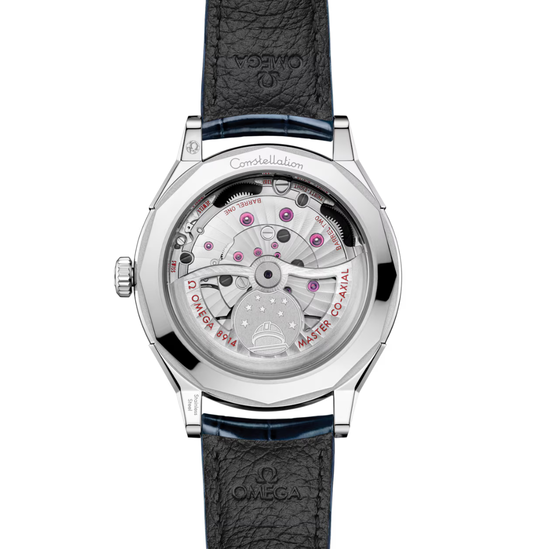 Back view of Omega Constellation Observatory Co-Axial Master Chronometer 39.4mm Watch - 140.13.39.21.03.001