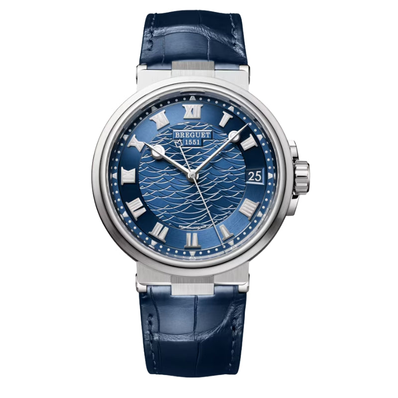 Front View Of Breguet Marine 5517 Watch.