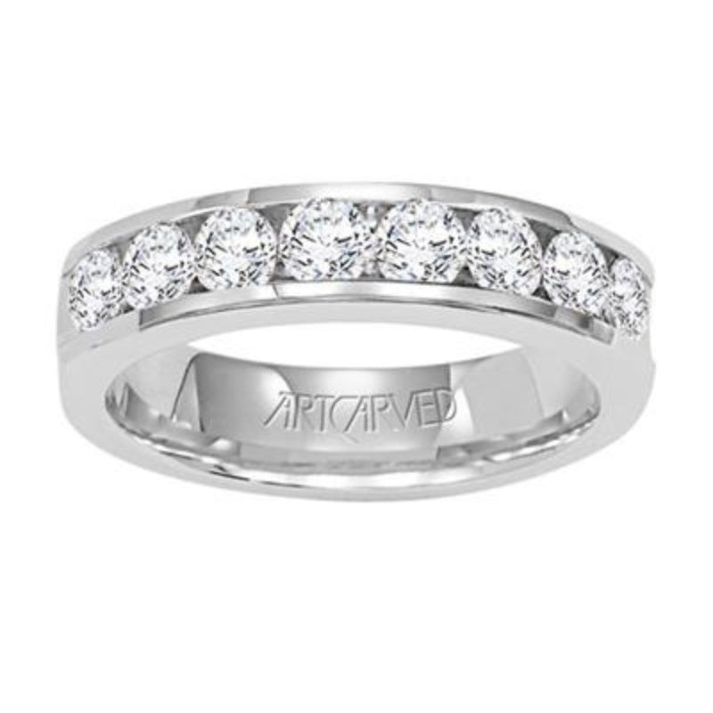 Front VIew Of Diamond Anniversary Band.