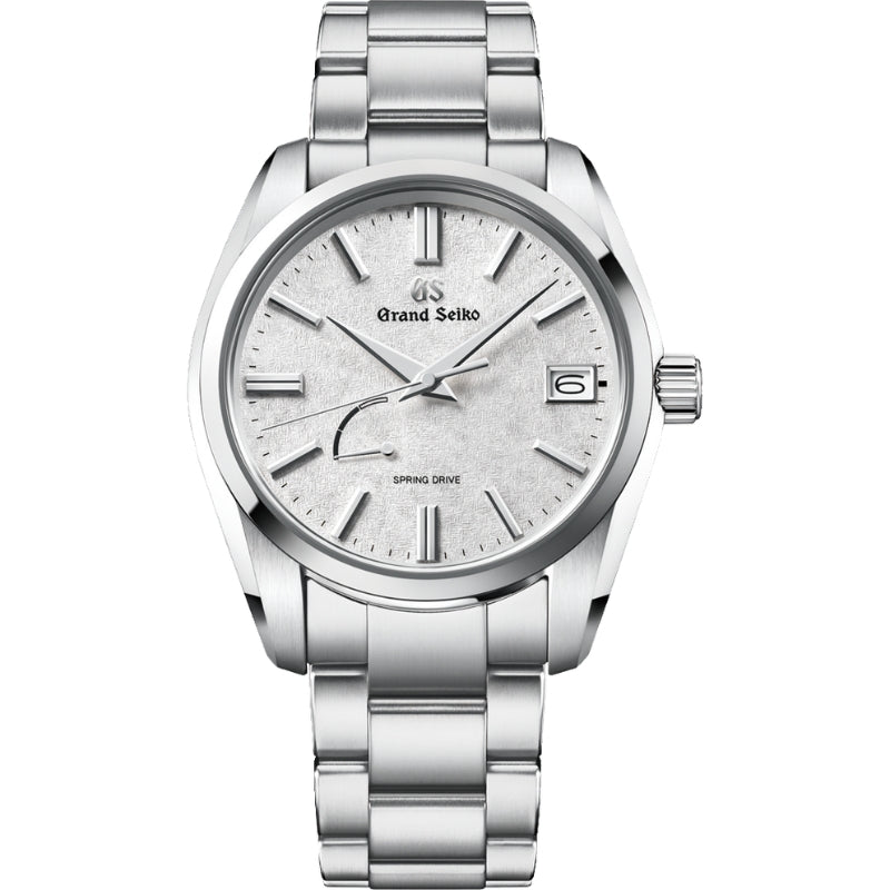 Front View Of Grand Seiko Heritage Collection Spring Drive Steel Watch
