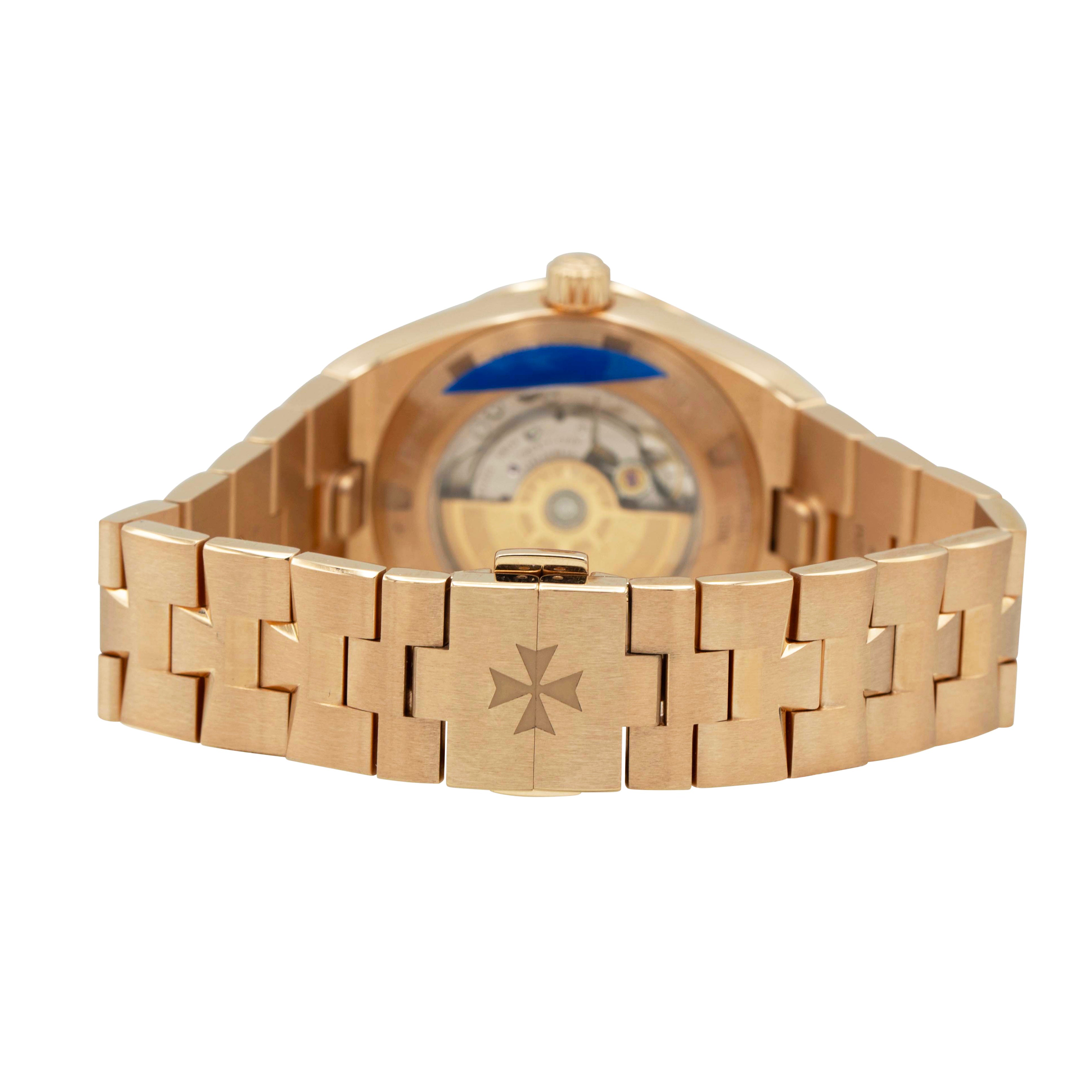 Vacheron Constantin 4600V/200R-B979 Pink Gold Overseas Blue Dial 34.5mm Watch clasp