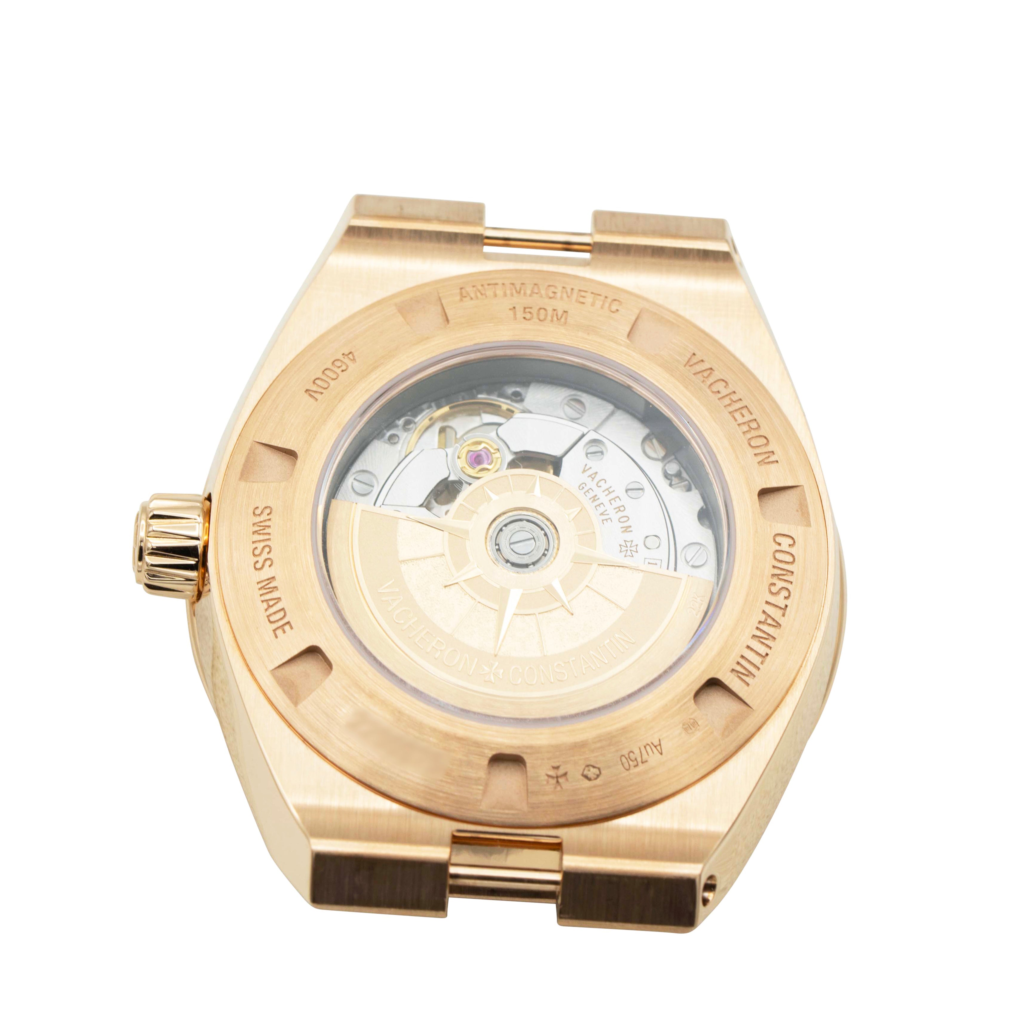 Vacheron Constantin 4600V/200R-B979 Pink Gold Overseas Blue Dial 34.5mm Watch movement