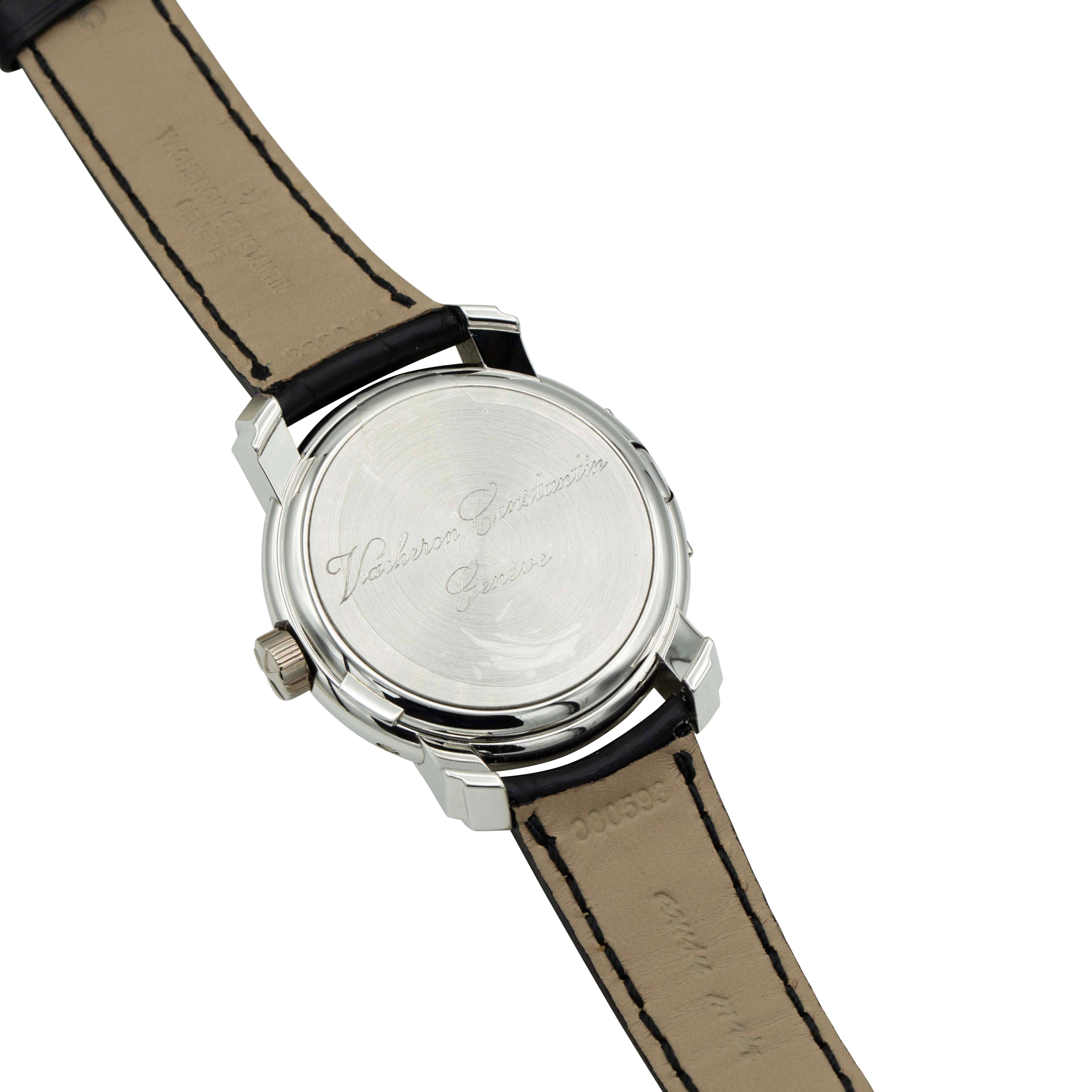 Vacheron Constantin 47031/000P-8956 Malte Platinum Perpetual Calendar Watch caseback