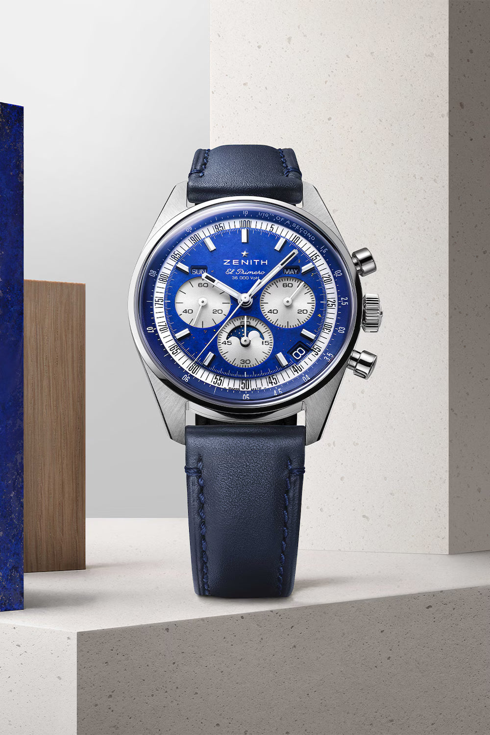 Zenith Chronomaster Original Triple Calendar Lapis Lazuli 38mm 03.3400.3610/51.C910 product shot