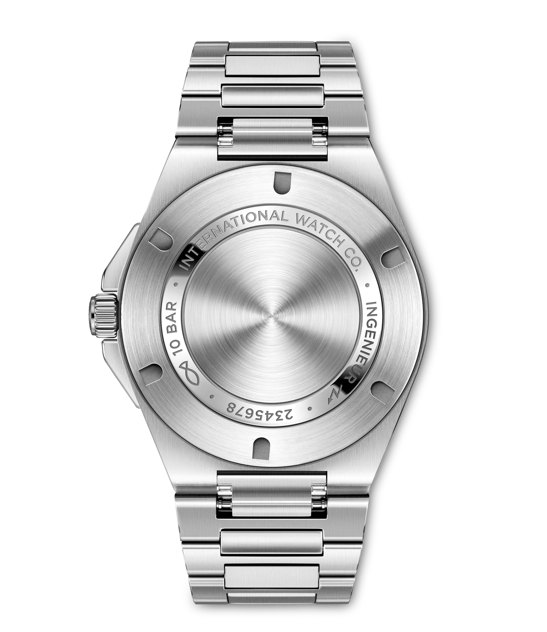Back View Of IWC Ingenieur Automatic 40 Watch.