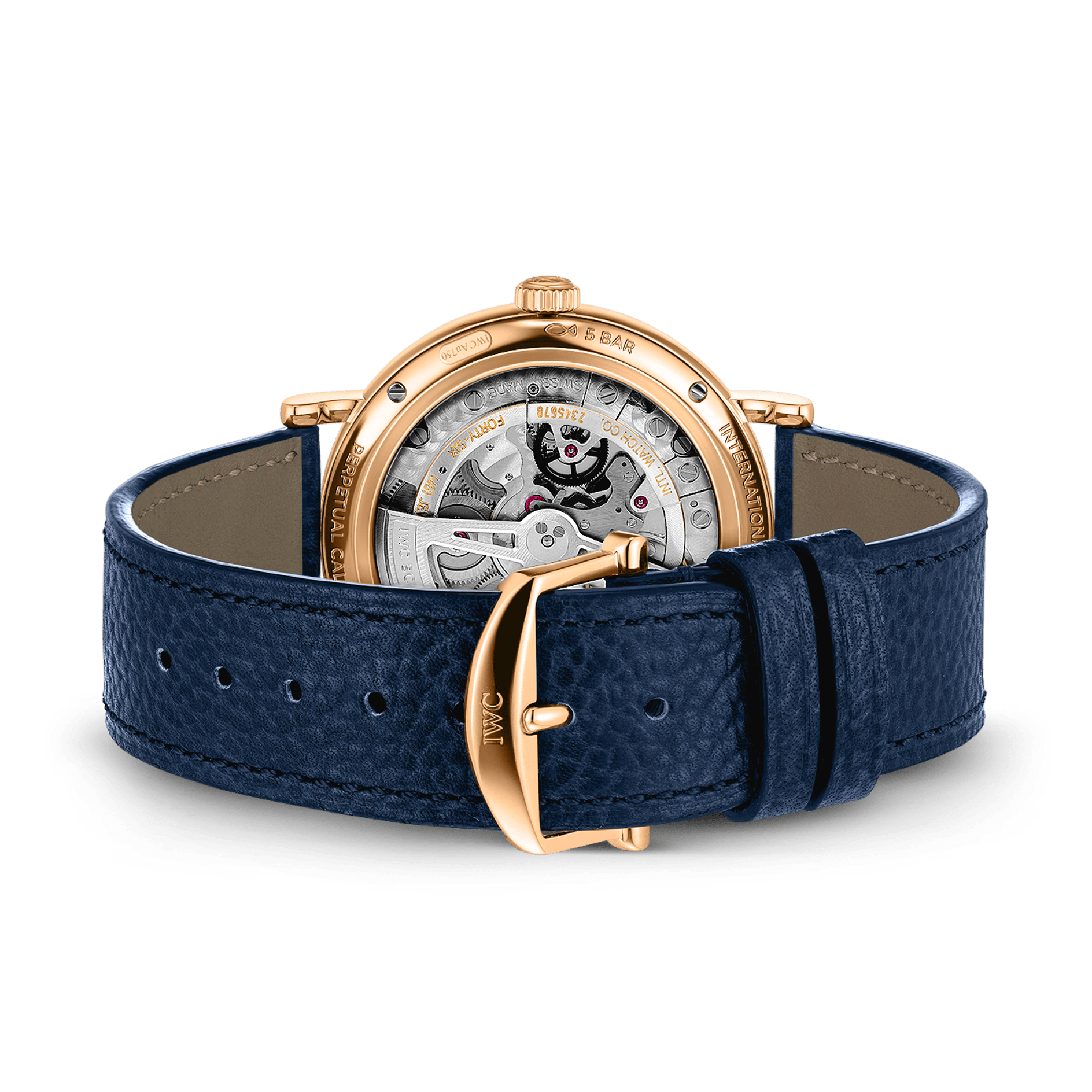 Buckle view of IWC Portofino Perpetual Calendar IW344602