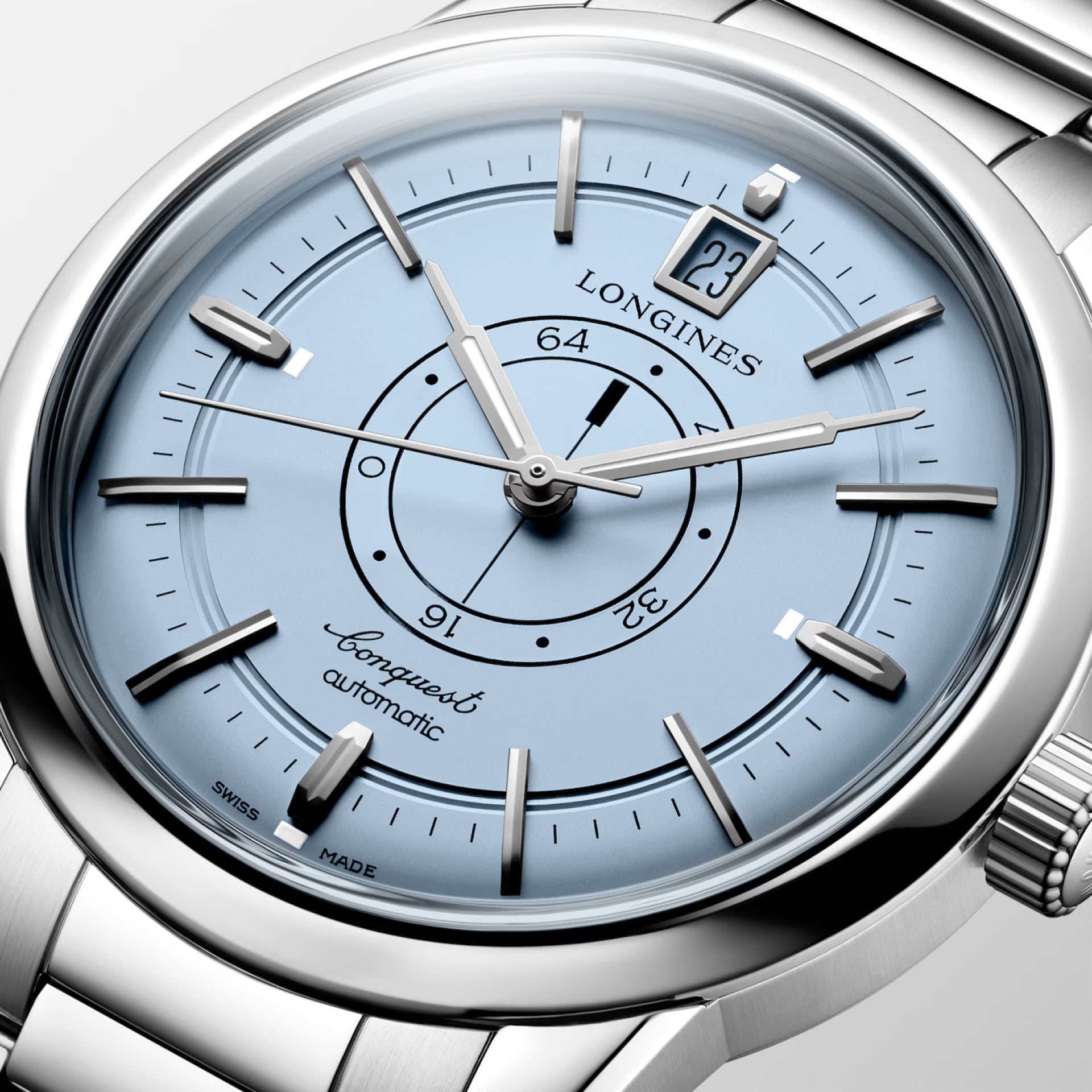 Close Up of Longines Conquest Heritage Central Power Reserve 38mm L16484926