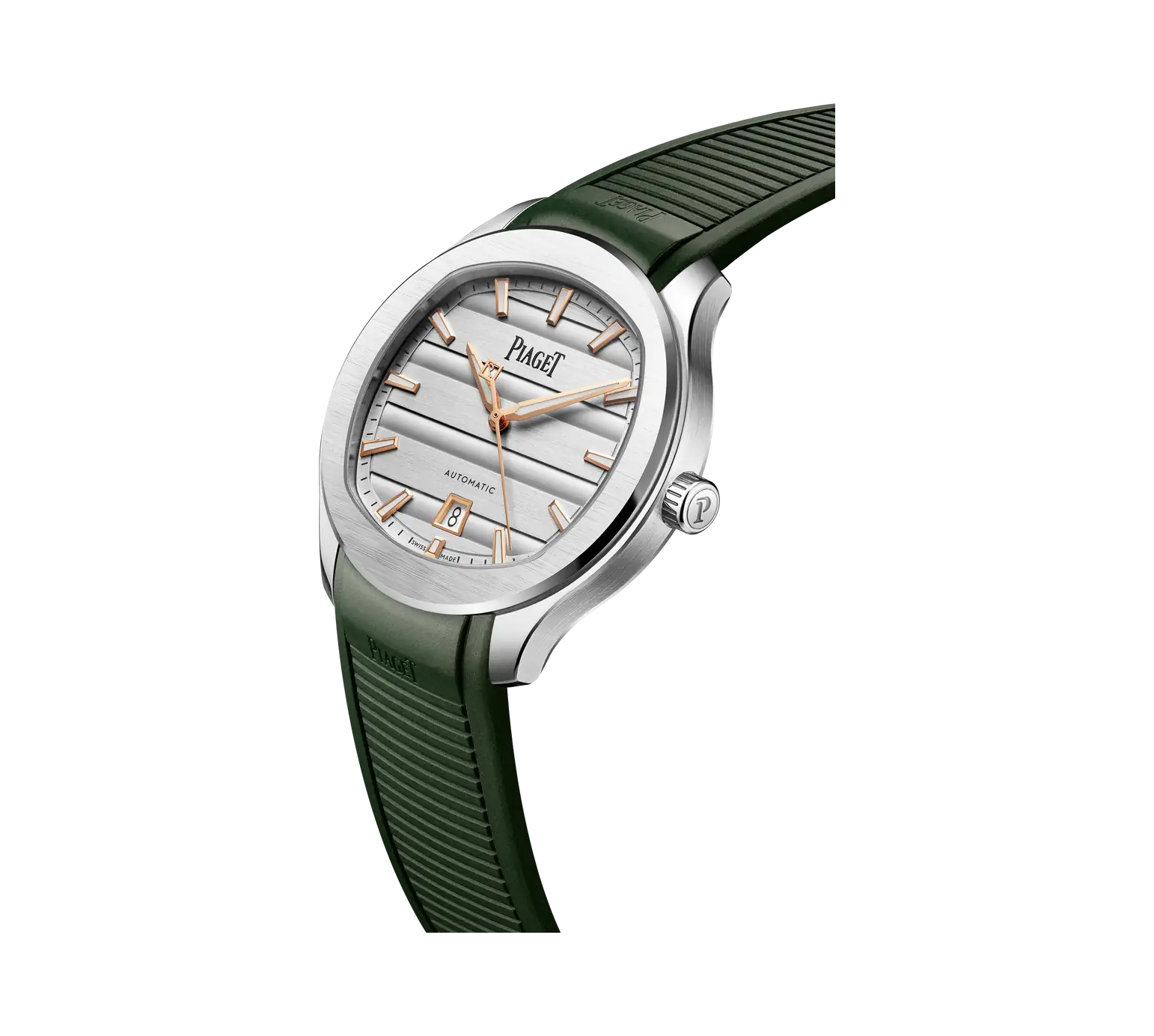 Side View Piaget Polo Signature Date Watch.