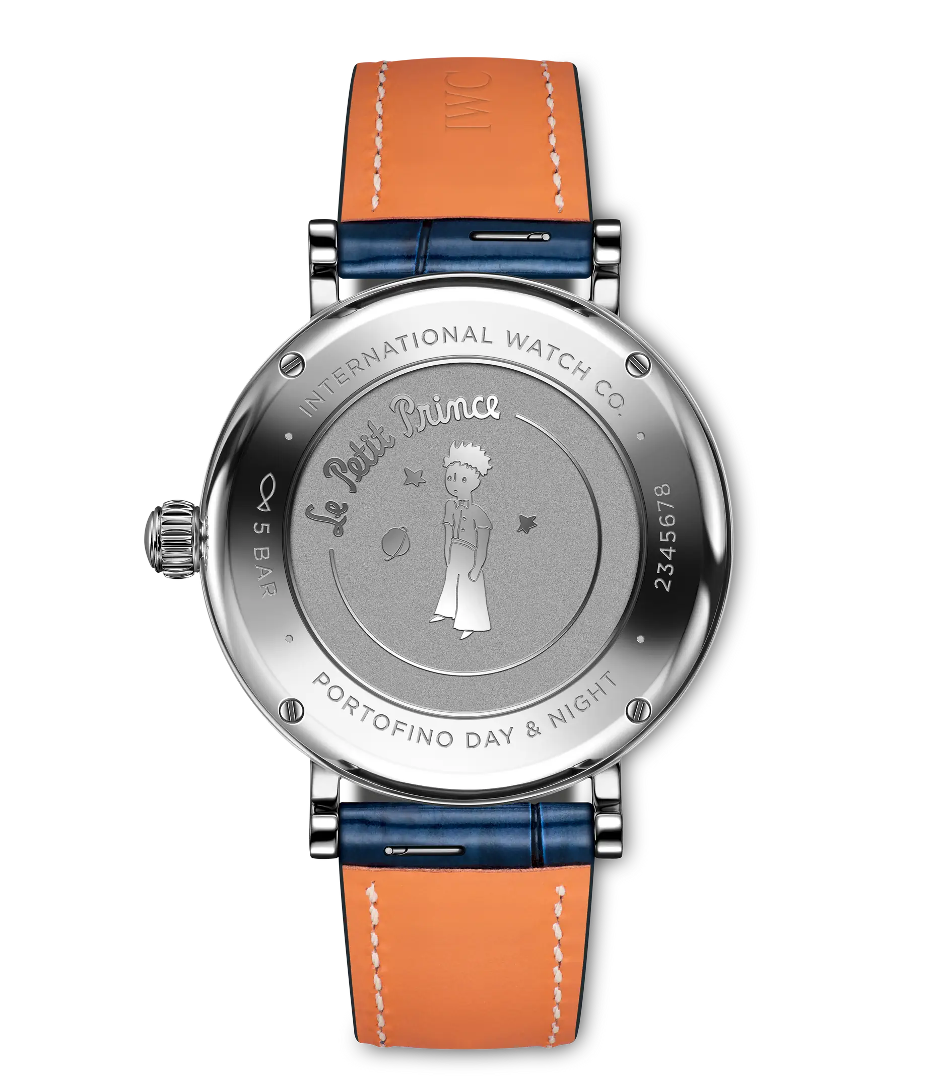 Back View Of IWC Portofino Automatic Day & Night 34 Le Petit Prince.