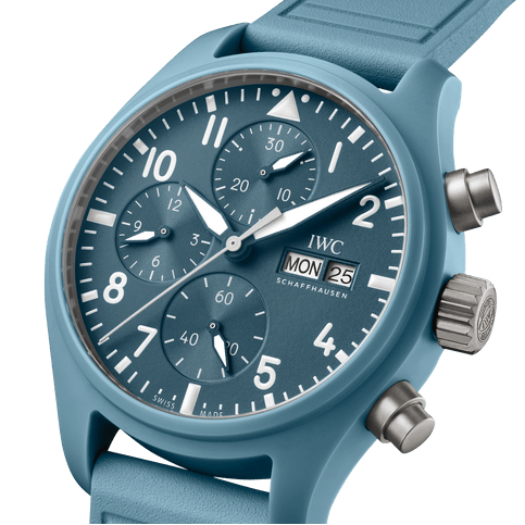Dial view IWC Pilot’s Watch Chronograph 41 TOP GUN Miramar IW389409