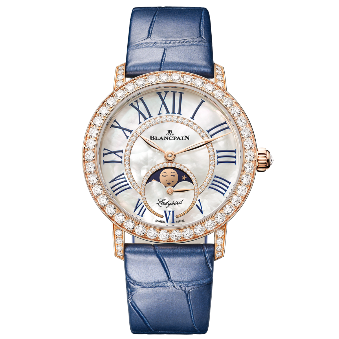 Blancpain Ladybird Colors Phases de Lune Moon Phase 3662-2954-55B