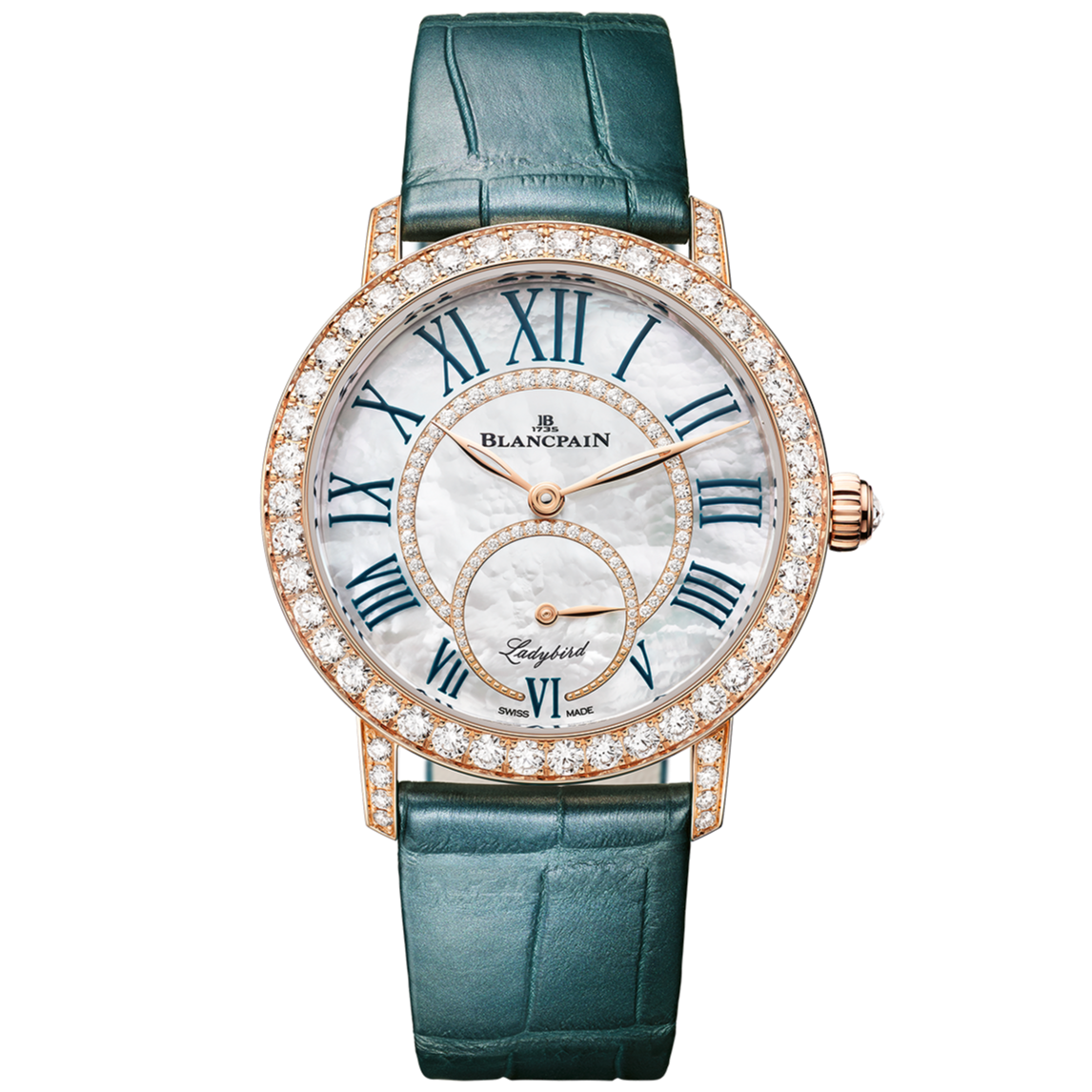 Blancpain Ladybird Colors Red Gold 3660-2954-O55B