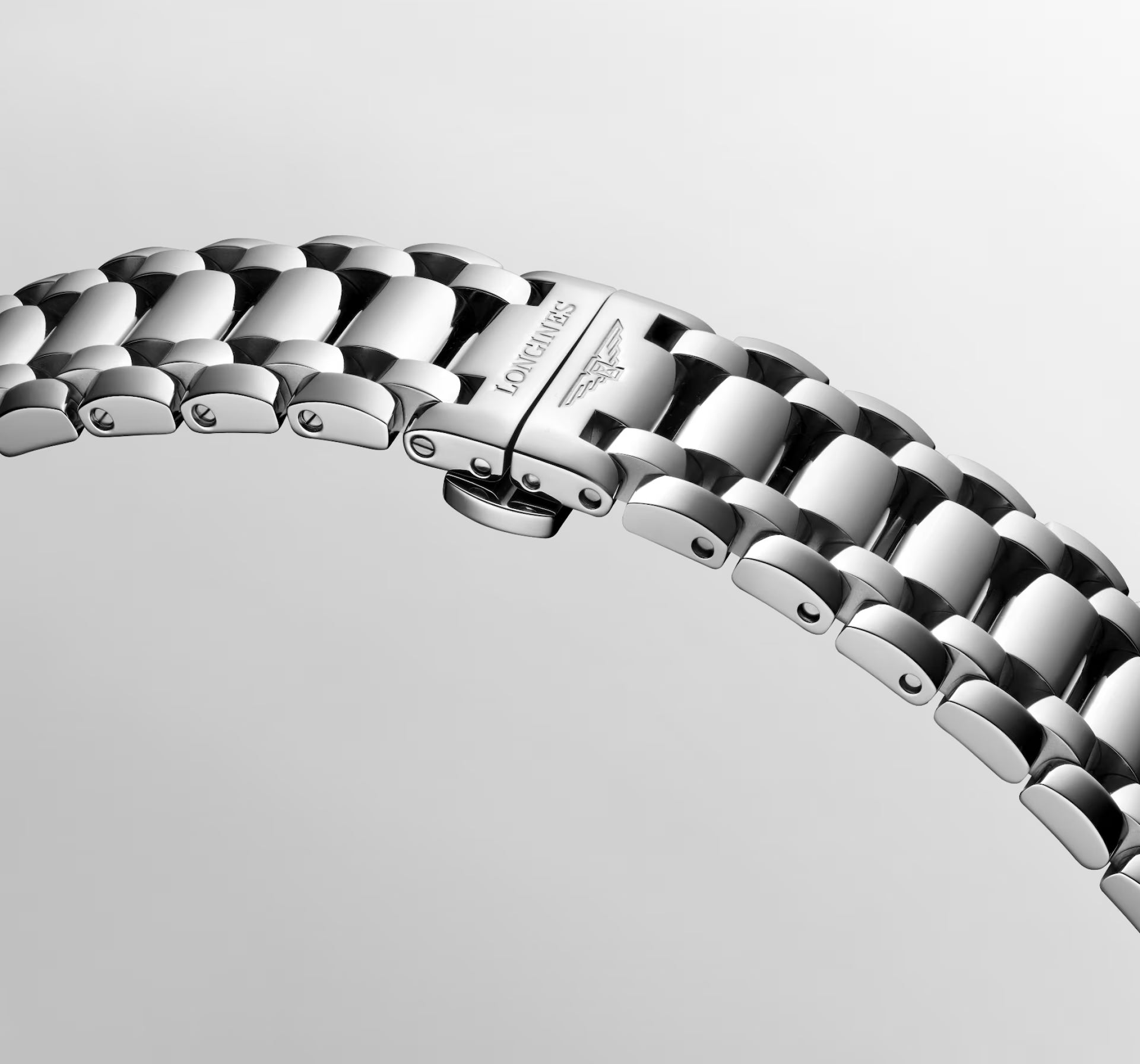 Strap Close view of Longines Primaluna Automatic Steel 30mm L81234716