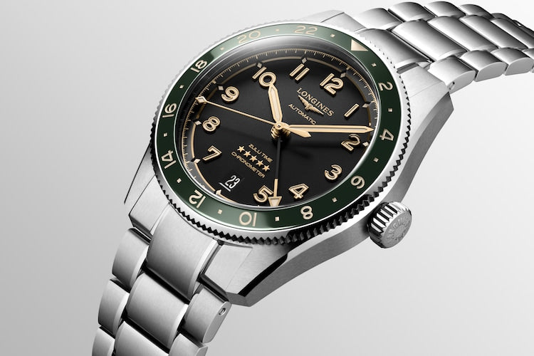 Longines Spirit Zulu Time Anthracite Dial 39mm L38024636