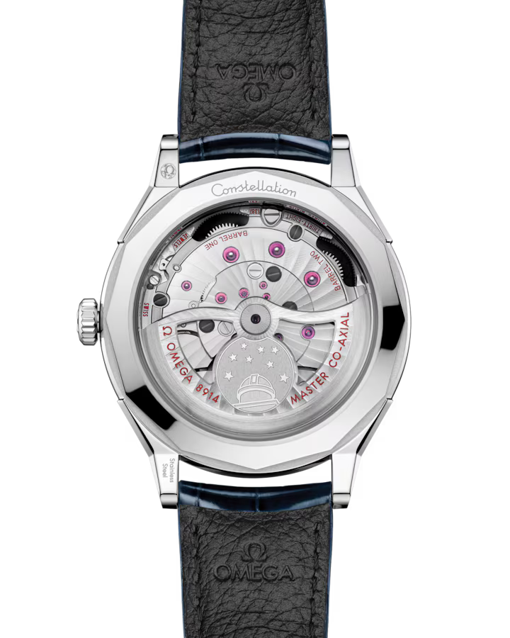Back view of Omega Constellation Observatory Co-Axial Master Chronometer 39.4mm Watch - 140.13.39.21.03.001