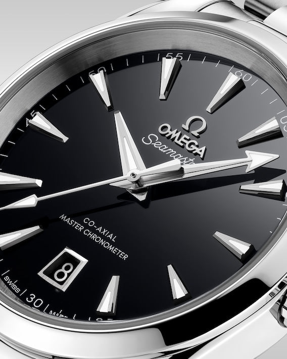 Omega Seamaster Aqua Terra Lacquer Black 38mm 220.10.38.20.01.004 dial 2