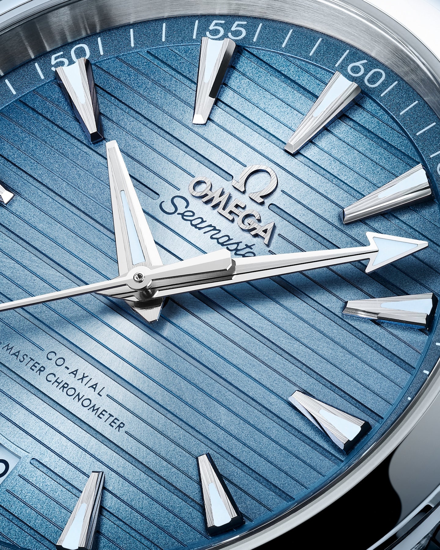 Omega Seamaster Aqua Terra Summer Blue 41mm Bracelet dial