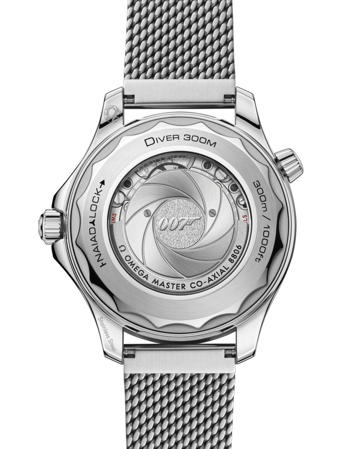 Omega Seamaster Diver 300M James Bond Edition Automatic Watch caseback