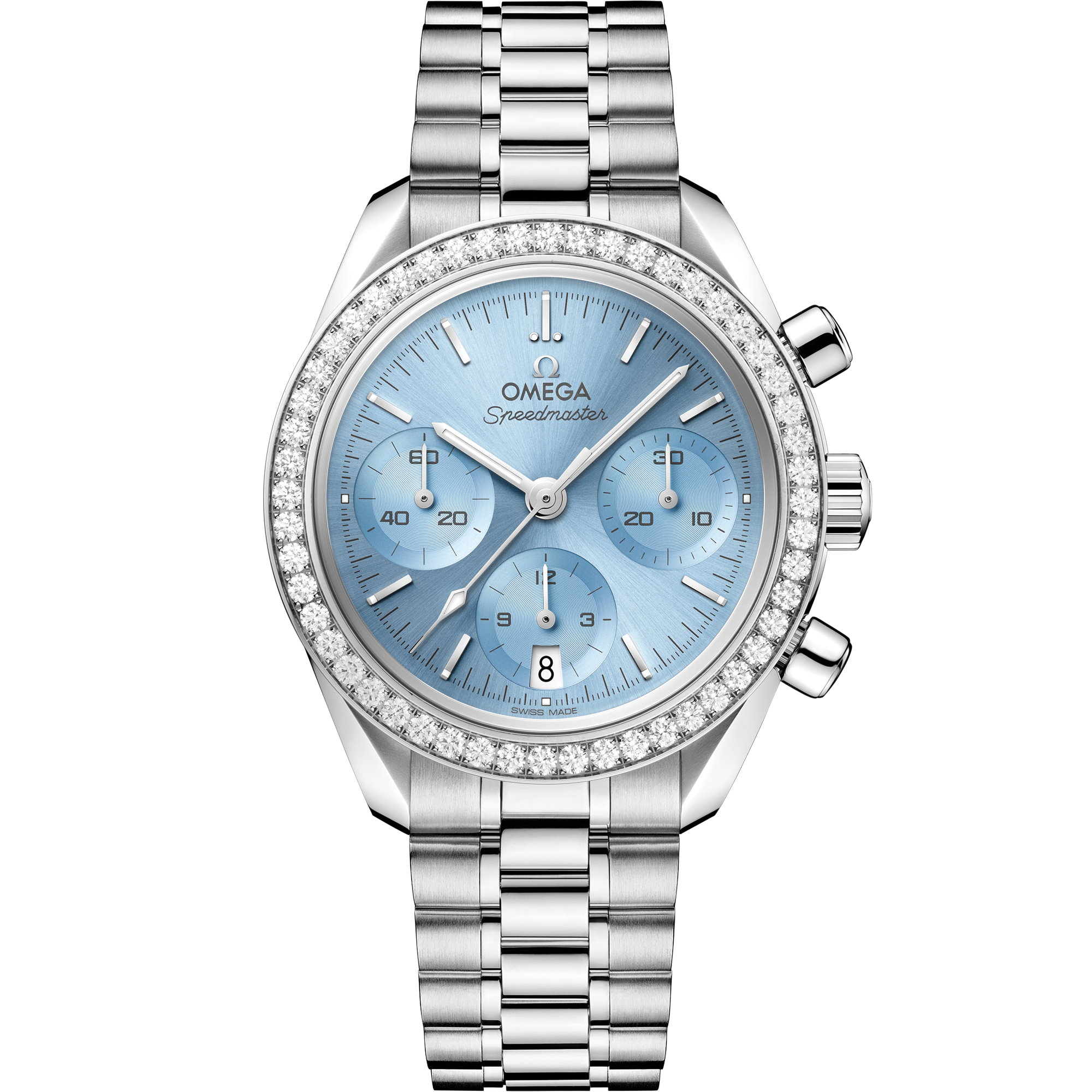 Speedmaster 38 mm, steel on steel - 32415385003001