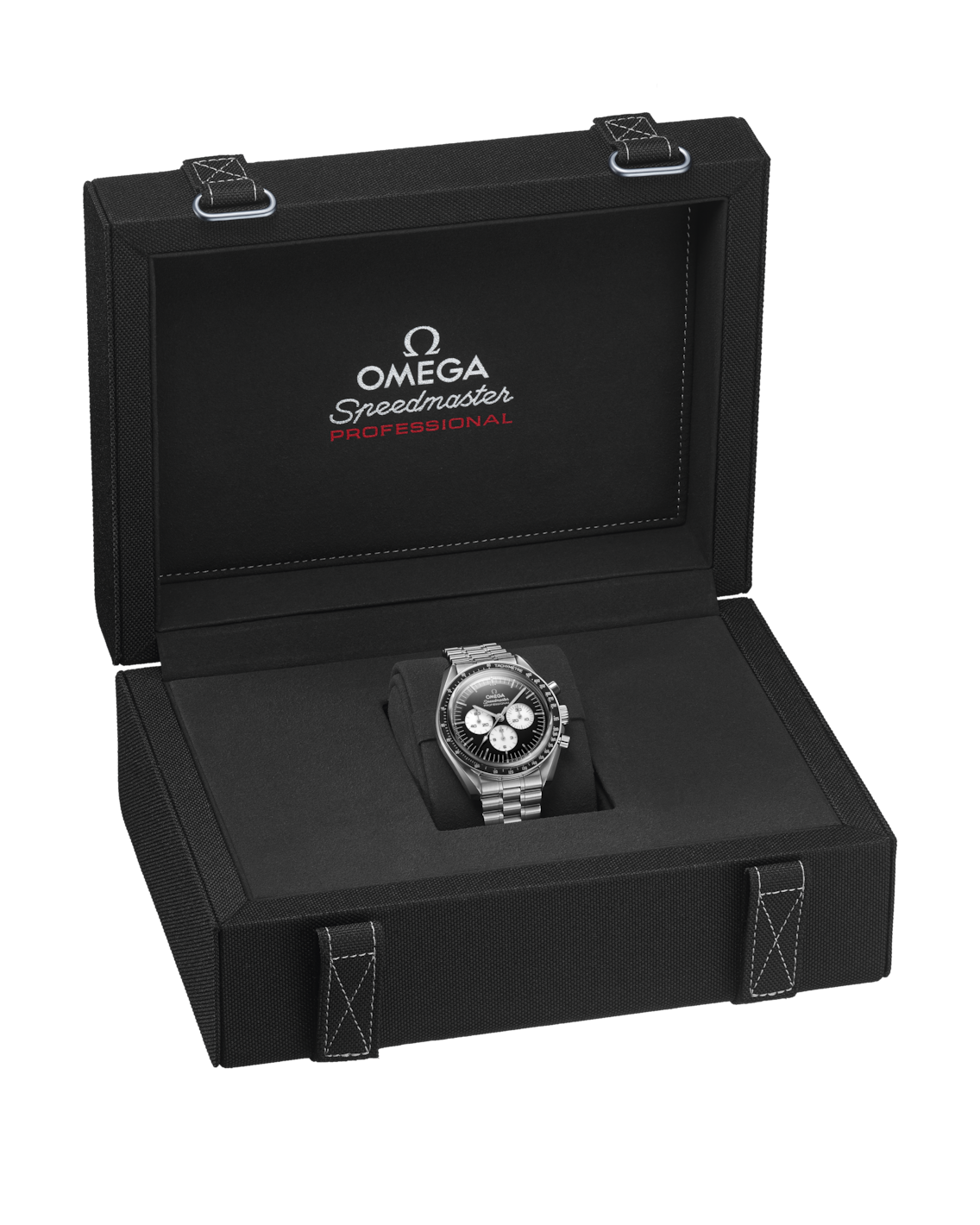 OMEGA Speedmaster Professional Moonwatch "Reverse Panda" watch box
