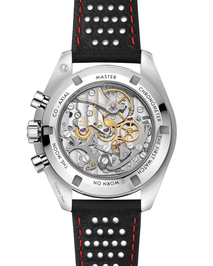 Back of Omega Speedmaster Moonwatch Professional White Dial Chronograph 42mm